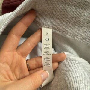 GREY lululemon scuba joggers
